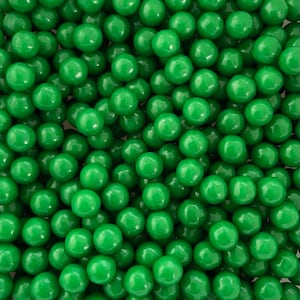 GREEN Sugar Pearls  &quot;Cake/Cupcake/Cookie Decorations&quot;, 7MM, 2 Ounce or 4 Ounce