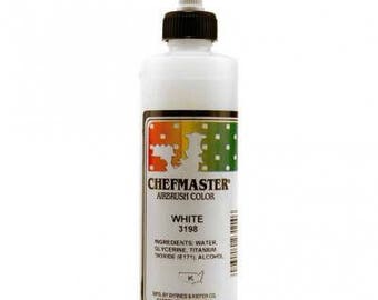 WHITE Chefmaster Airbrush Color