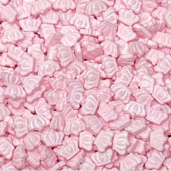 PINK CROWN Sprinkles, Candy Sprinkles, 2 ounce or 4 ounce