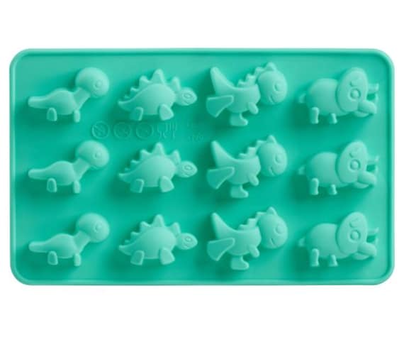 Silicone Chocolate Mold 2/Pkg-Dinosaur