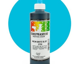 NEON BRIGHT BLUE Chefmaster Airbrush Color