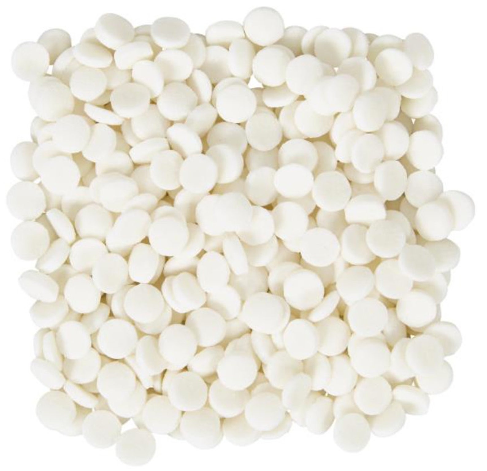 WILTON WHITE Confetti Candy Decorations 1 Ounce Pack Etsy