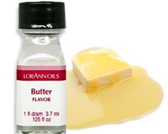 LORANN Butter (1 Dram Twin Pack)  Super Strength Flavoring