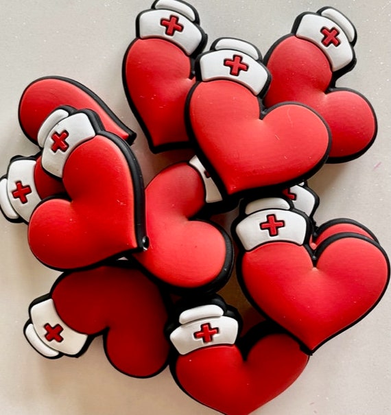 HEART Focal Bead , Focal Beads, HEART Silicone Beads, Silicone Beads, Pen  Beads, Scribe Bead 