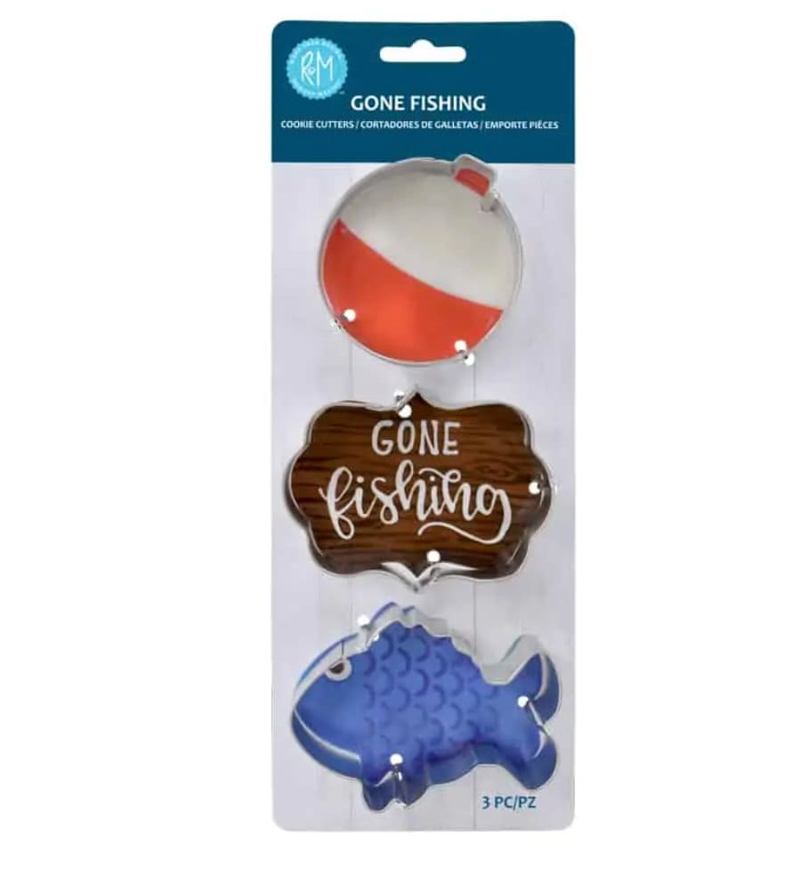 GONE FISHING 3 Piece Cookie Cutter Set -  India