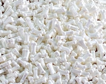 SMALL BONES SPRINKLES , White, 4 Ounces or 2 Ounces, Sprinkles