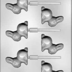 3D BUNNY Chocolate Sucker Mold