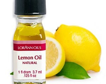 LORANN Lemon Oil (1 Dram Twin Pack)  Super Strength Flavoring