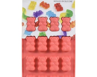 GUMMY BEAR Silicone Chocolate Mold, 2 PIECES, 2 Molds Included