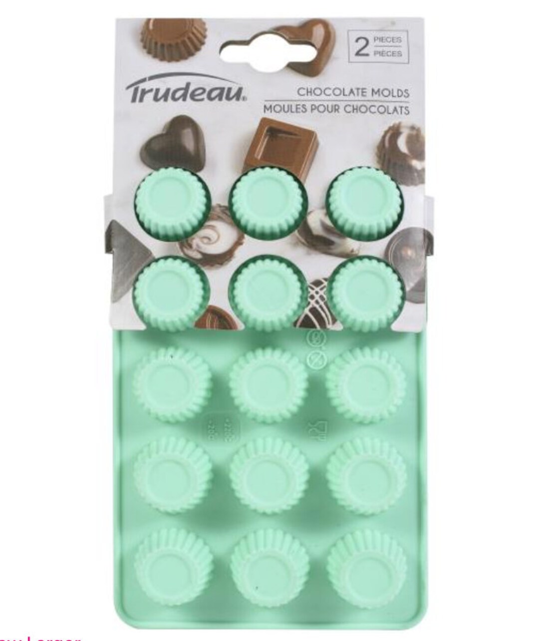 PEANUT BUTTER CUP Silicone Chocolate Mold 2 Pieces 2 Molds Etsy