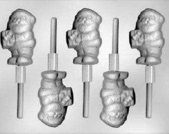Christmas Santa W/Box Chocolate Sucker Mold