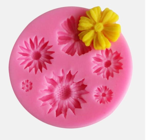 Mini Flower Silicone Embed Mold