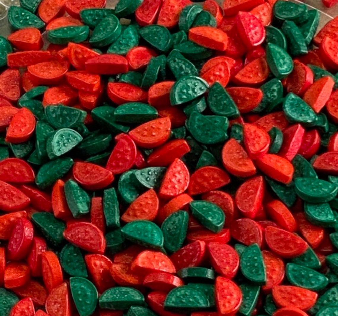 WATERMELON SPRINKLES Red and Green Sprinkles 4 Ounces Etsy
