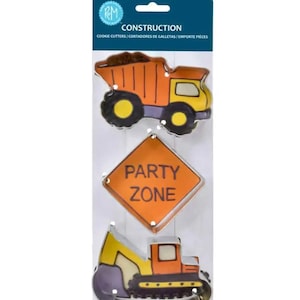 CONSTRUCTION 3 Piece Cookie Cutter Set