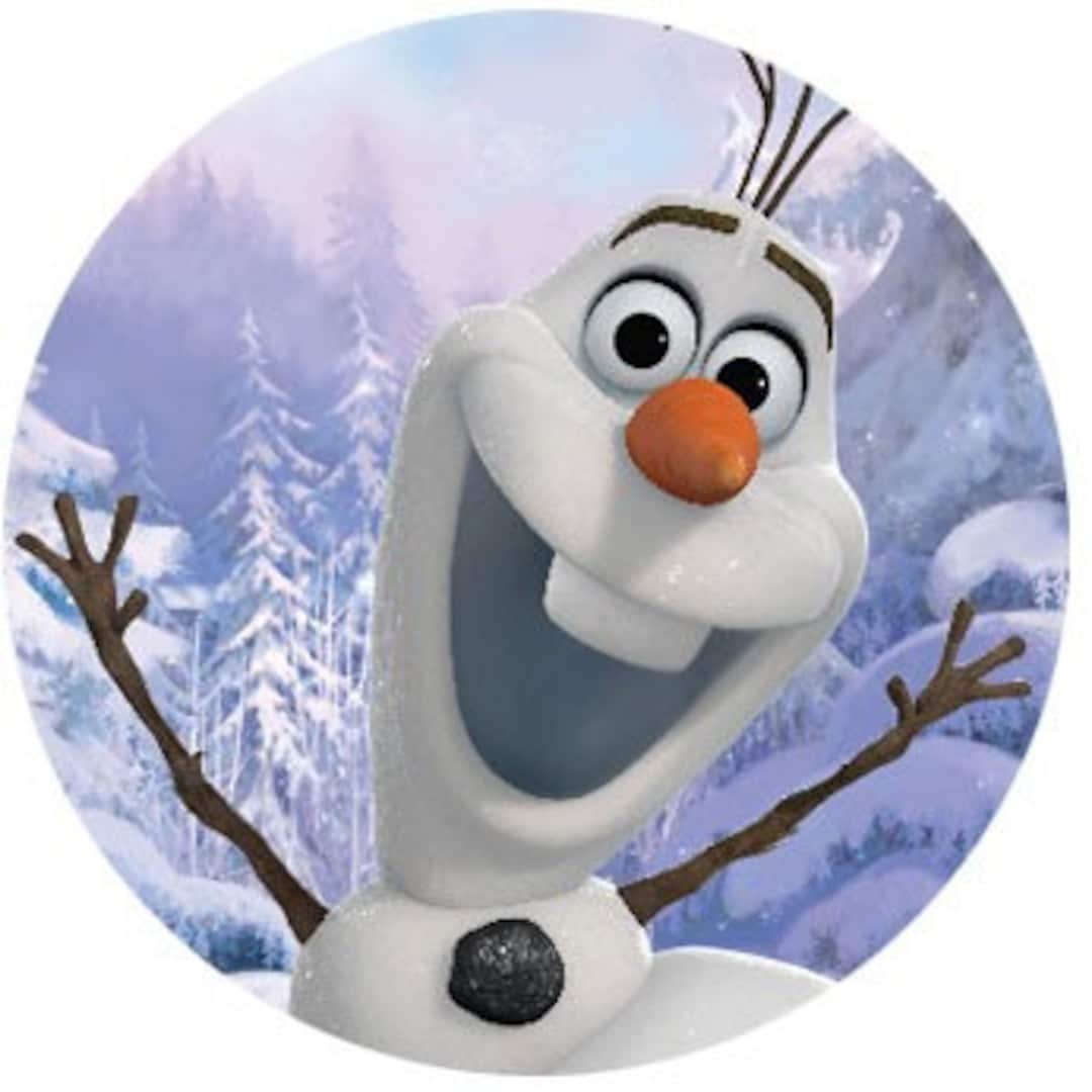 Frozen Button 1.5 Olaf Etsy