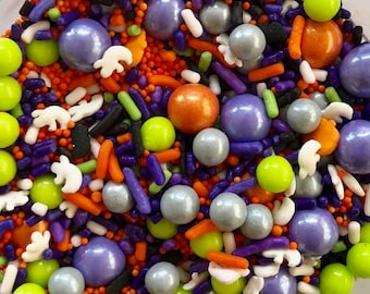 CUSTOM SPRINKLE MIX "Spooktacular" Sweet Stuff Shoppe