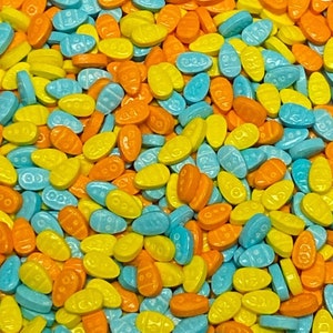 EASTER EGGS SPRINKLES, Orange Sprinkles, Sprinkles, 2 Ounce or 4 Ounce