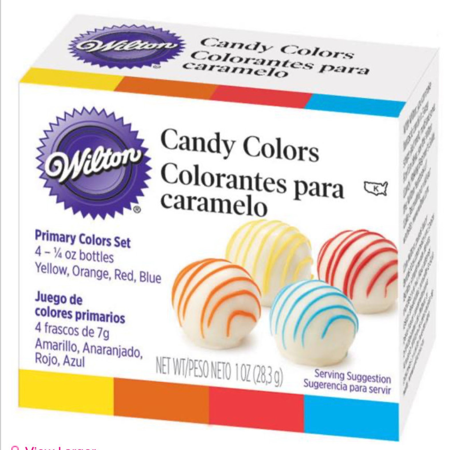 WILTON CANDY COLORING Oil Based Candy Food Color Candy | Etsy