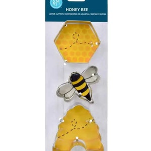 HONEY BEE 3 Piece  Cookie Cutter Set
