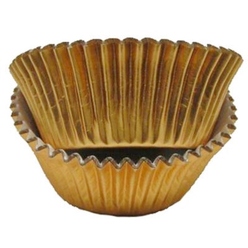 COPPER FOIL Cupcake Liners Etsy