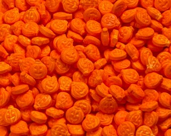 Chispas de Jack-O-Lantern, chispas de naranja, 2 o 4 onzas, chispas gruesas