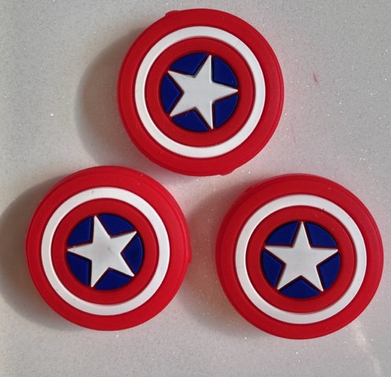 SHIELD FOCAL Bead Focal Beads Shield Silicone Beads 