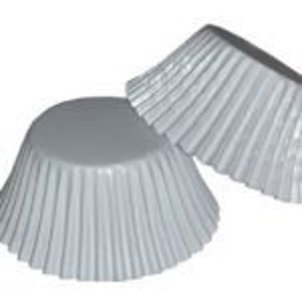 White Foil Cupcake Liners Etsy