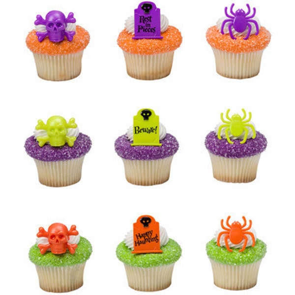 HAUNTED HALLOWEEN ASSORTMENT Cupcake Rings