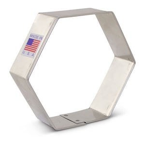 HEXAGON Cookie Cutter, 3.5" Wide