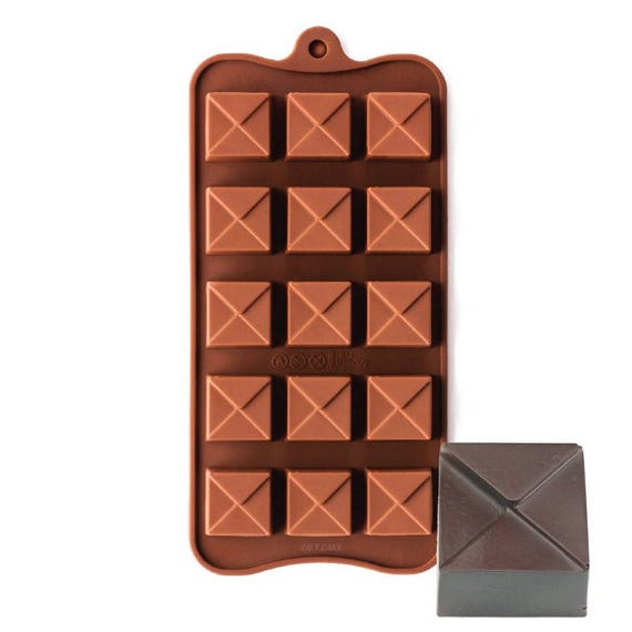 TIERED SQUARE Silcone Chocolate Mold