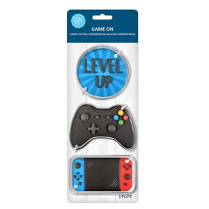 GAME ON 3 Piece Cookie Cutter Set