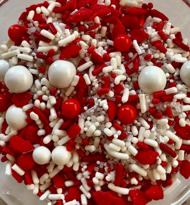 CUSTOM SPRINKLE MIX Sealed With A Kiss Sweet Stuff Shoppe