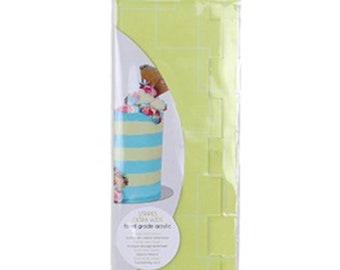 PME EXTRA WIDE Stripe - Patterned Acrylic Side Scraper - 10" Tall