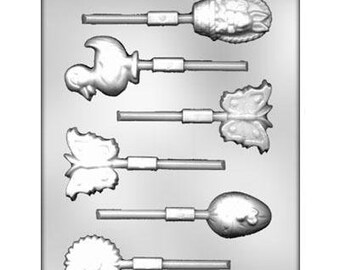 Easter Assortment Chocolate Candy Mold #848 - Plastic Mold For Easter Treats