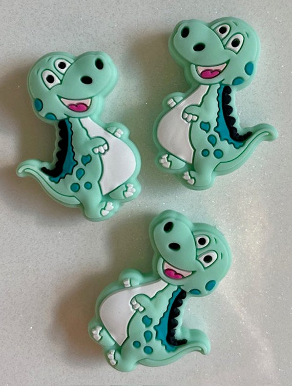 DINOSAUR FOCAL Bead , Focal Beads, Dinosaur Silicone Beads, Silicone Beads,  Pen Beads, Scribe Bead