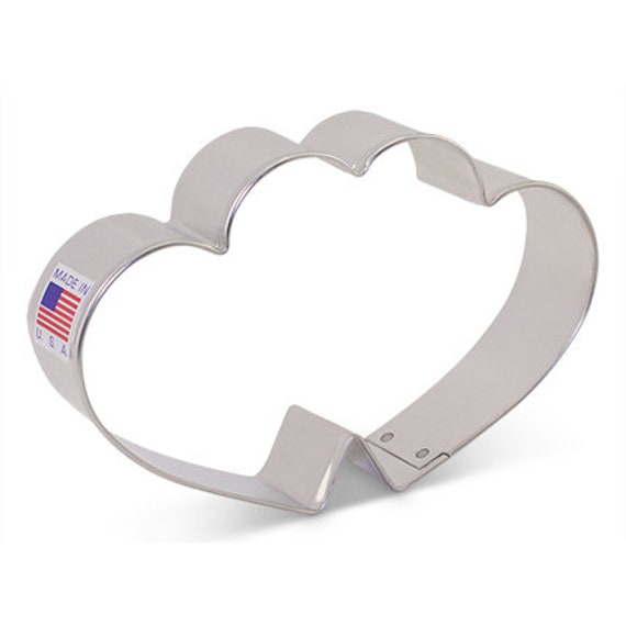 DOUBLE HEART Cookie Cutter  Ann Clark Cookie Cutter, Ann Clark Collection