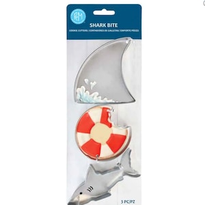 SHARK BITE 3 Piece Cookie Cutter Set