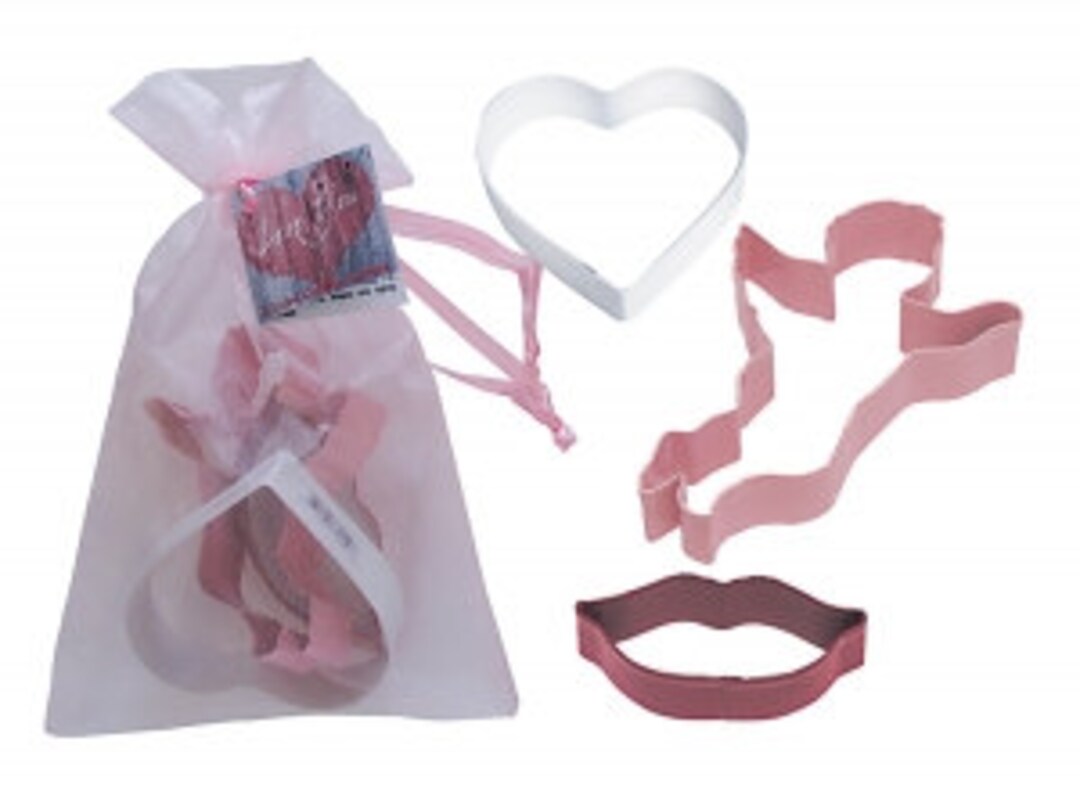 LOVE 3 Piece Color Cookie Cutter Set - Etsy