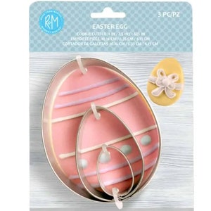 EASTER EGG COOKIE Cutter, 3 Piece Set