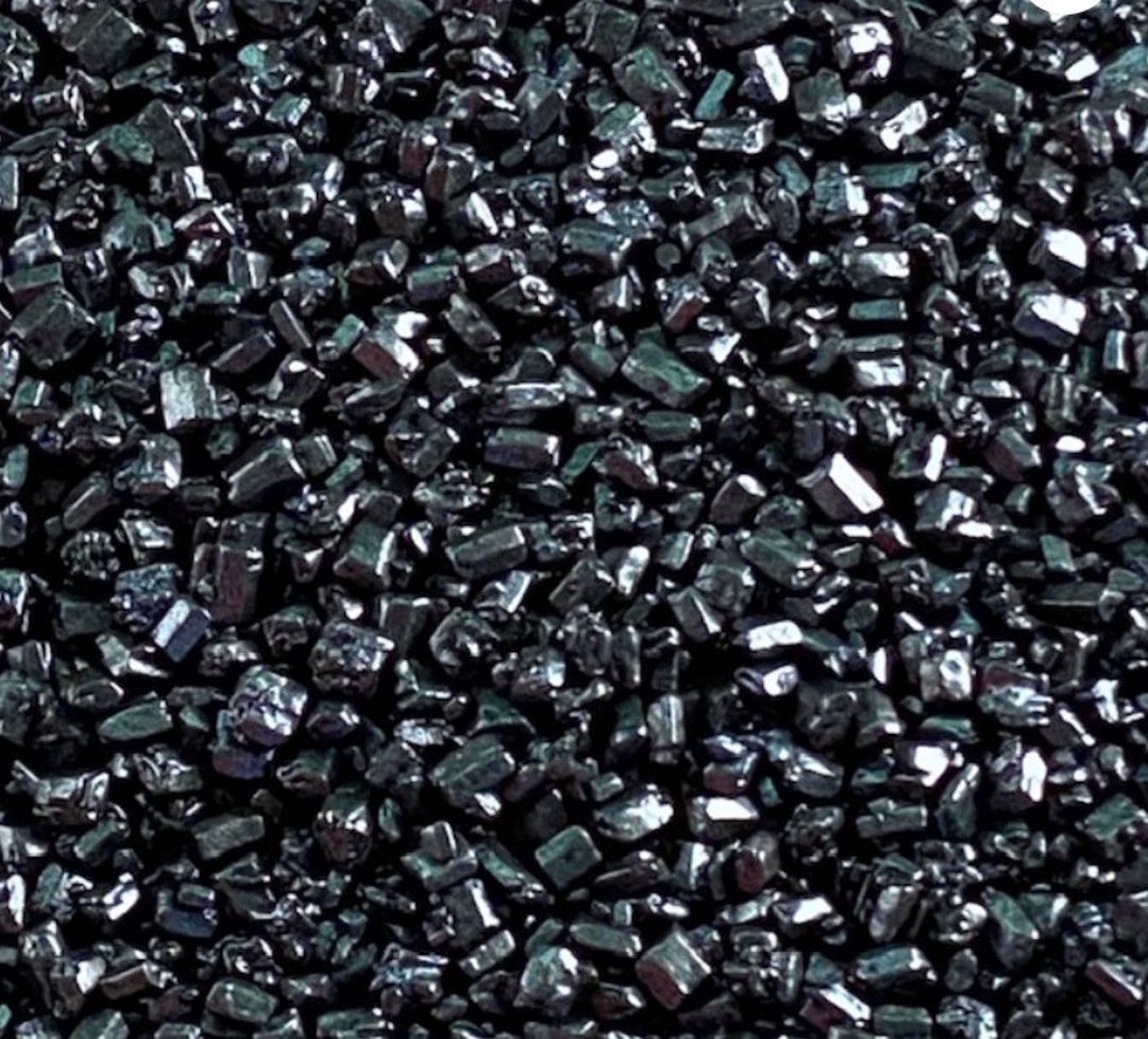 Metallic Mini ROCK SUGAR – Black, Sprinkles , 4 Ounces,approx 2-2.5x ...