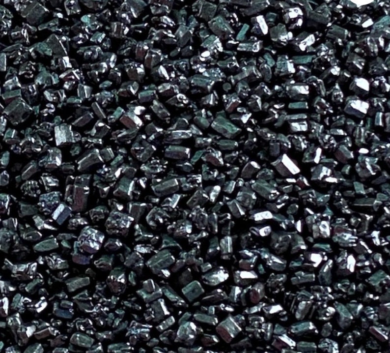 Metallic Mini ROCK SUGAR – Black, Sprinkles , 4 Ounces,approx 2-2.5x ...