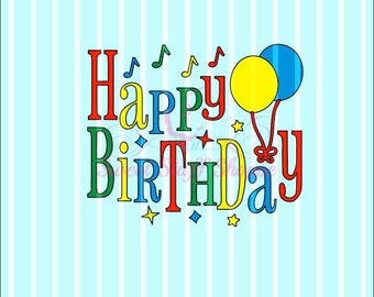 HAPPY BIRTHDAY - (4 Layer)  Cookie Silk Screen, Silk Screen Cookie Stencil, Mesh Stencil, Cookie Stencil, Custom Silk Screen