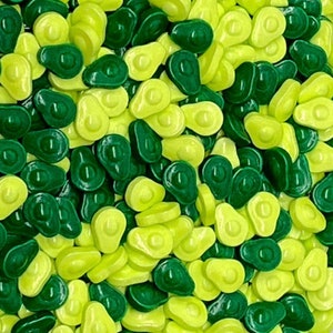 AVOCADO Sprinkles, Candy Sprinkles, 2 ounce or 4 ounce, Light Green, Dark Green