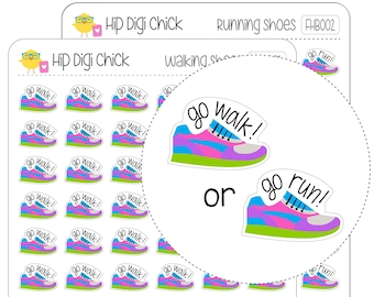 Hardlopen Wandelen Oefening Fitnessschoenen Planner Stickers