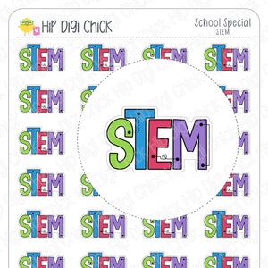 School Day Special *STEM* Teacher Planner Stickers