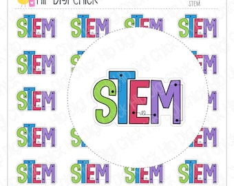 School Day Special *STEM* Teacher Planner Stickers