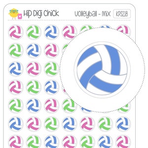 Volleybal Planner Stickers