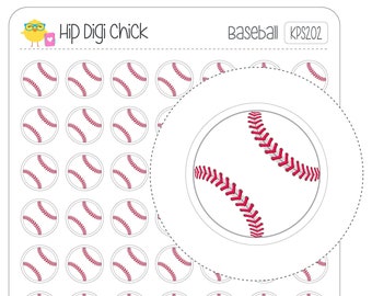 Baseball Sports Planner Stickers