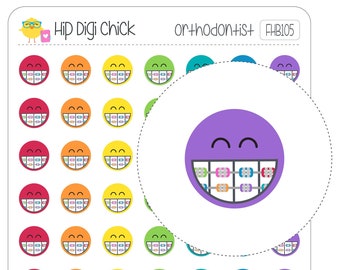 Stickers afspraakplanner orthodontist