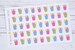 Cleaning Bucket Planner Stickers 